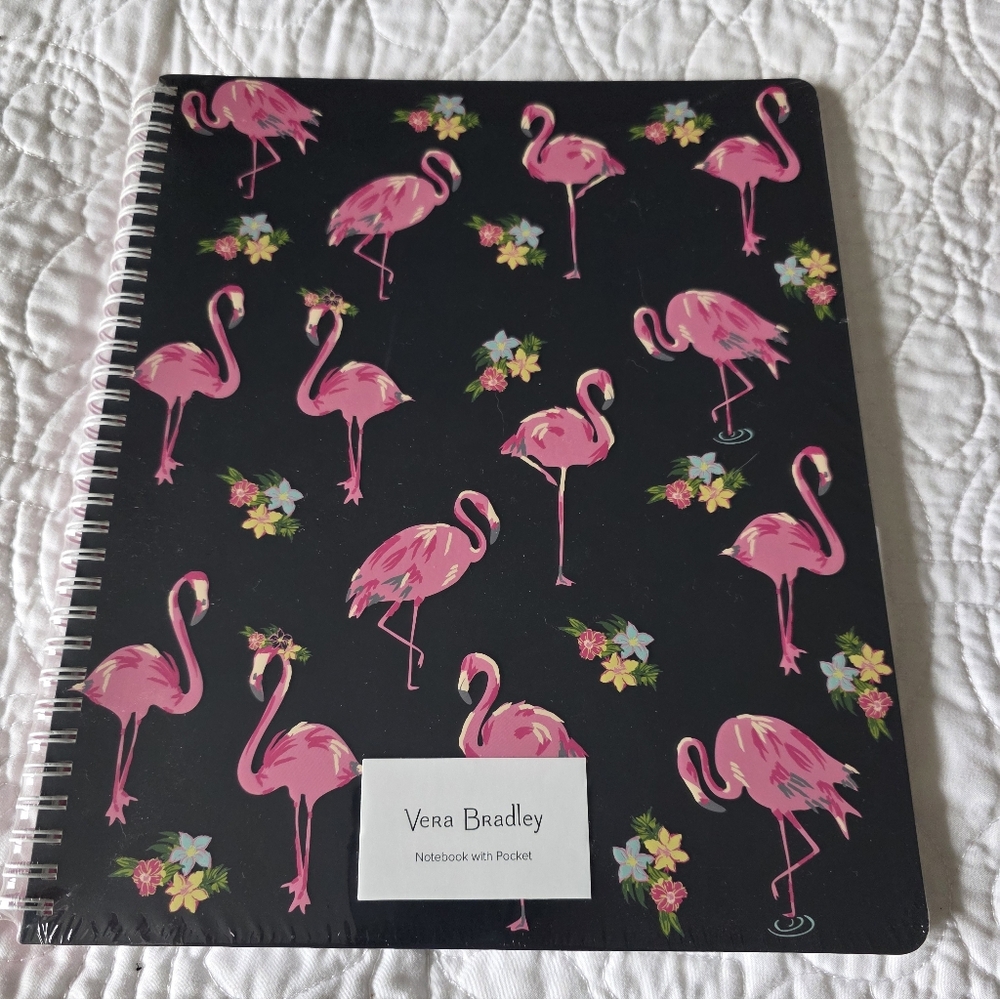 Vera Bradley Pink Flamingo Spiral Notebook